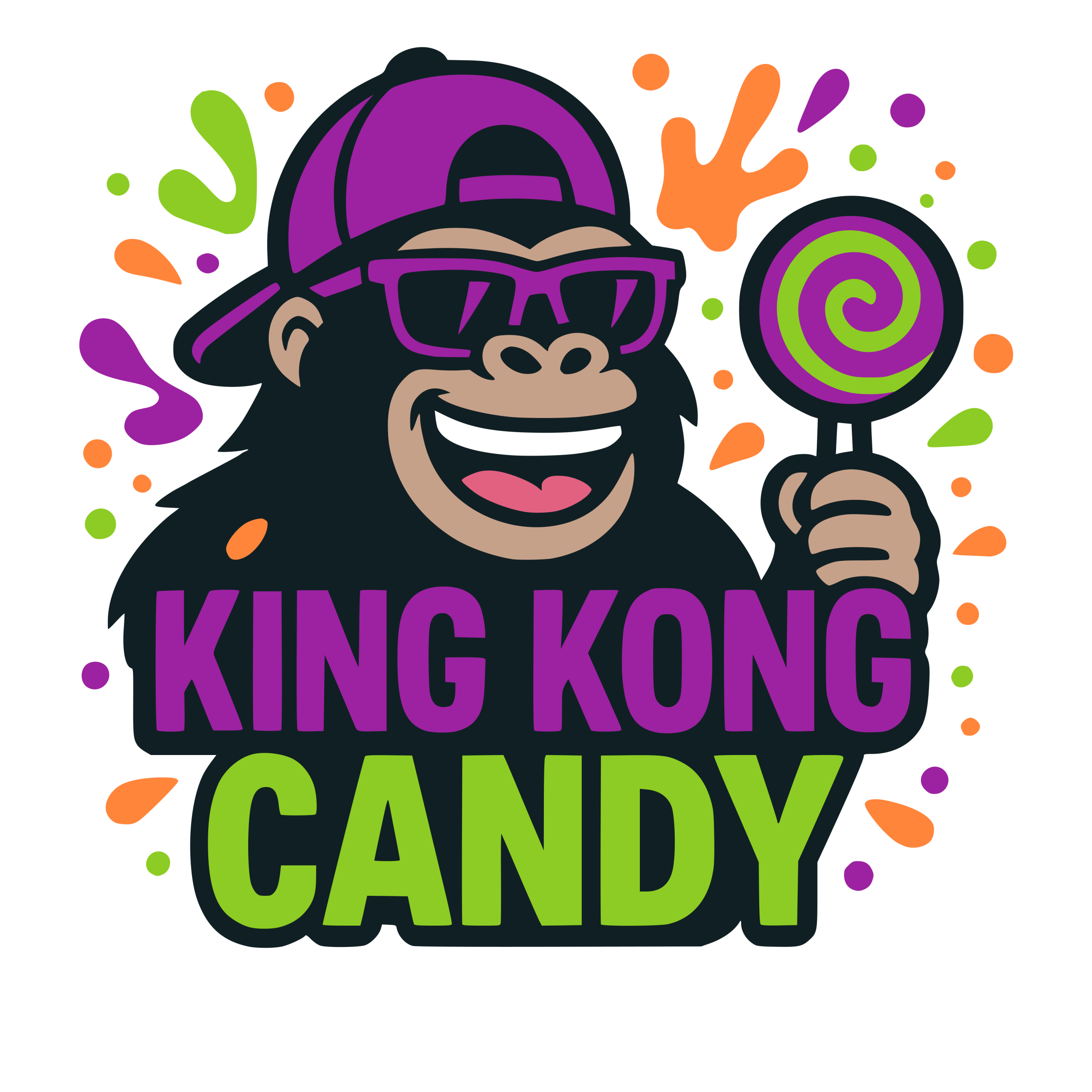 King Kong Candy - Peach Heart Gummies - Image 2