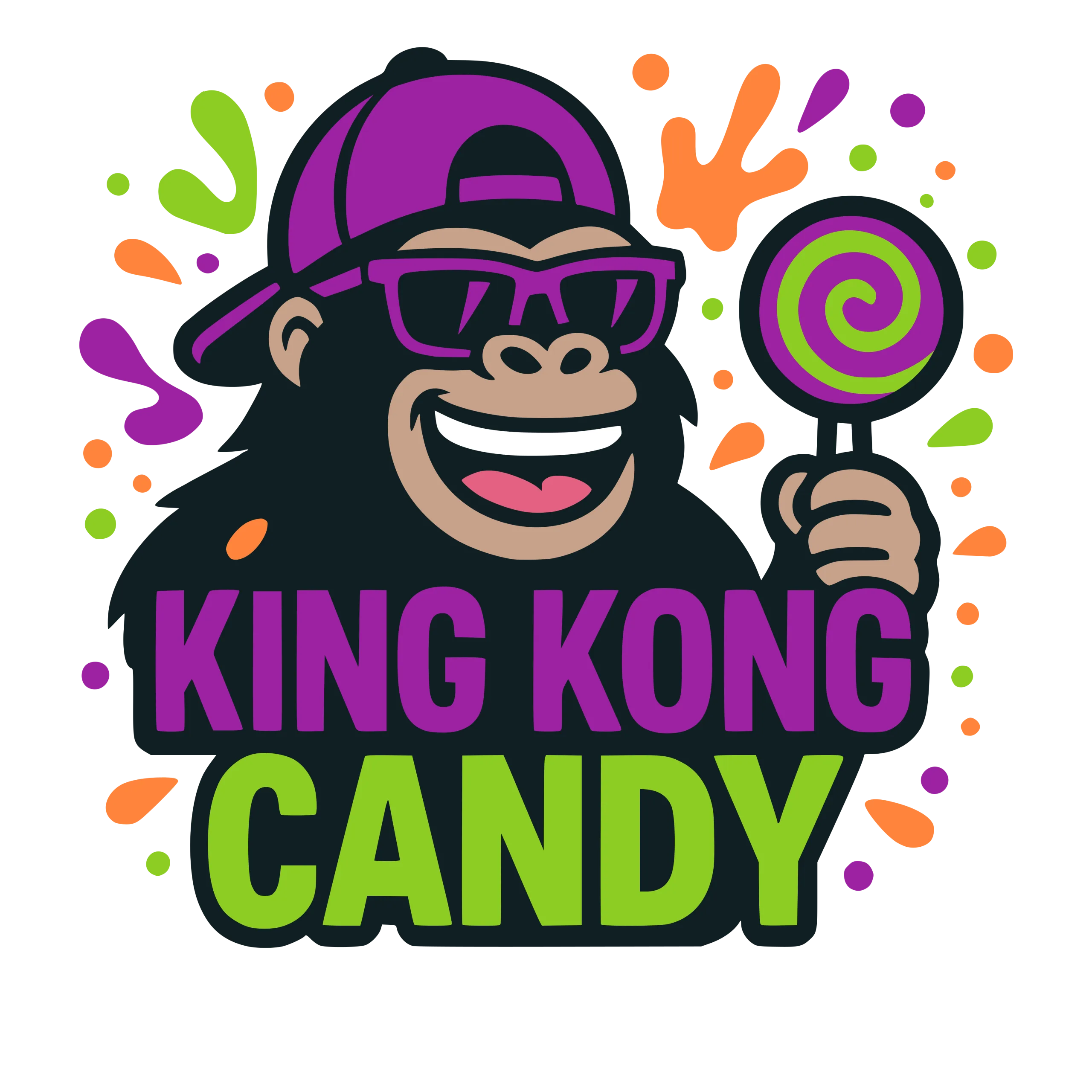 King Kong Candy Peach Heart Gummies - Image 2