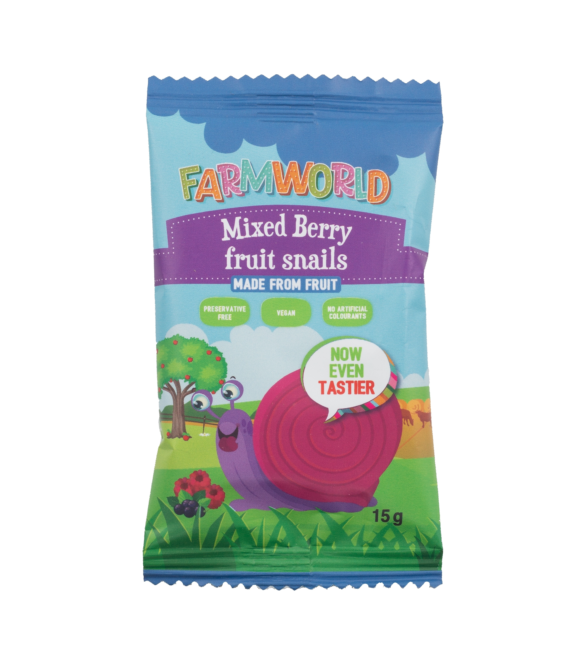 Farm World - Mixed Berry Fruit Snails - 15g