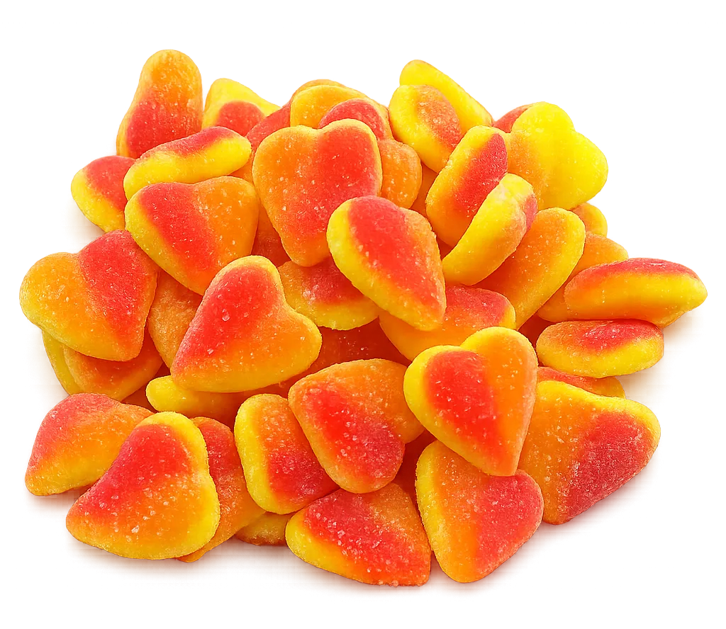 King Kong Candy Peach Heart Gummies