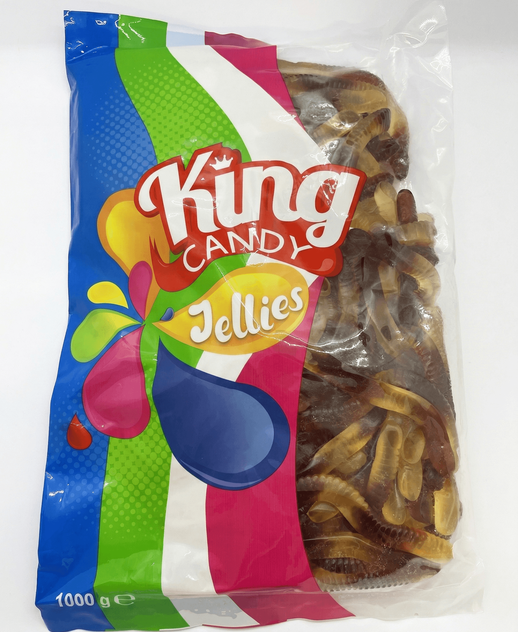 King Candy - Cola Worm Jellies 1kg
