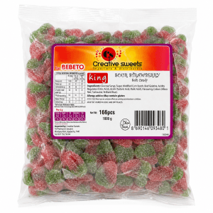 Bebeto - Sour Strawberry Gummies (1kg)