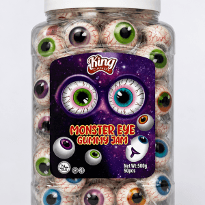 King Candy Monster Eye Gummy Jam 500g (50pcs)