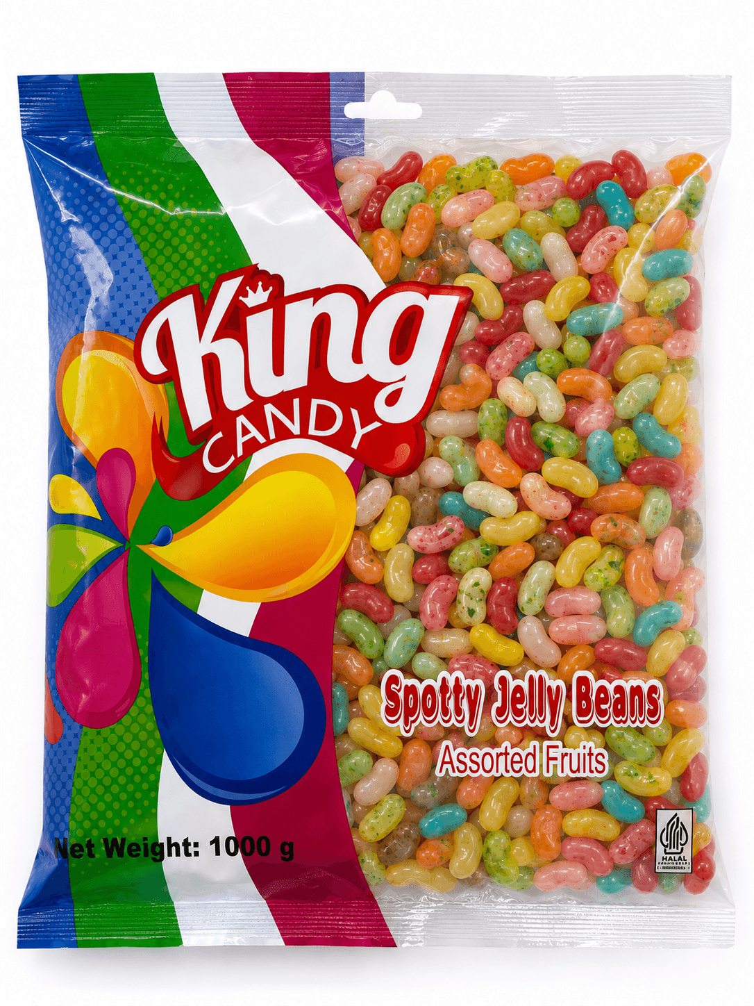 King Candy Spotty Jelly Beans 1kg