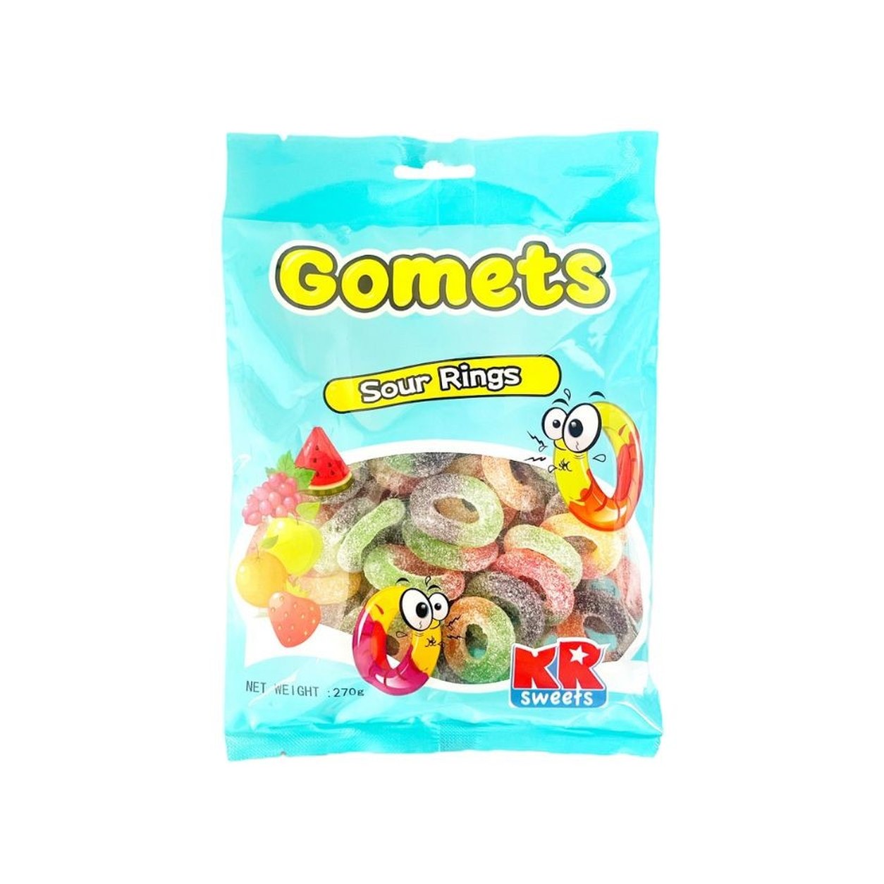 Gomets Sour Rings 270g