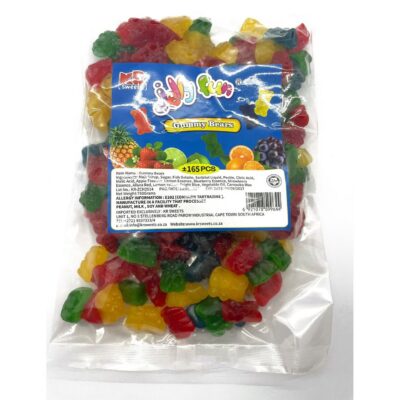 Jelly Fun Gummy Bears 750g (±165 Pieces)