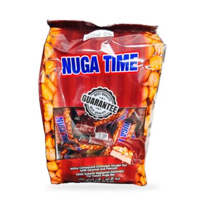 Konya Nuga Time Caramel Peanut Nougat Bars 1kg (±50 Bars)