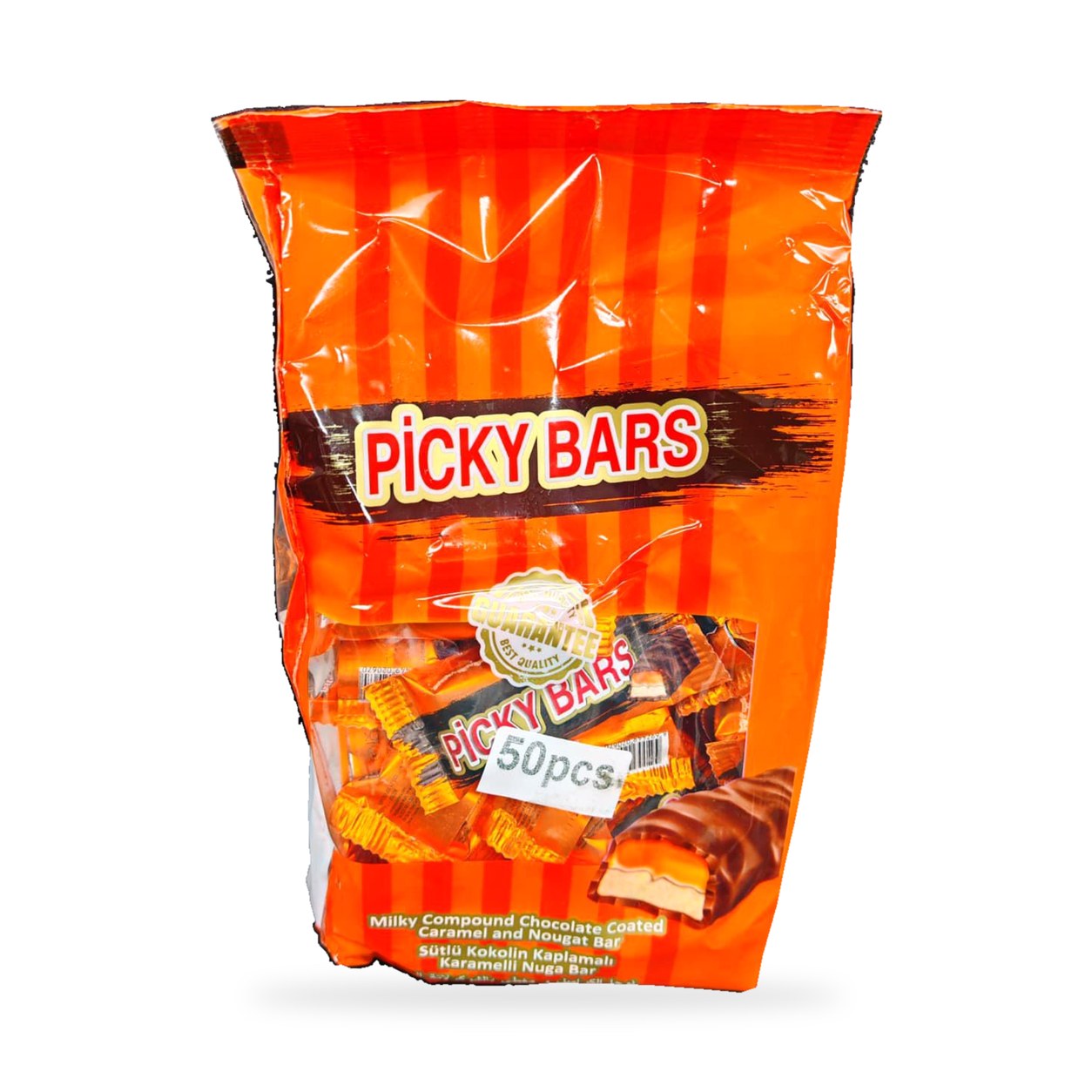 Konya Picky Bars Caramel Nougat Bars 1kg (±50 Bars)