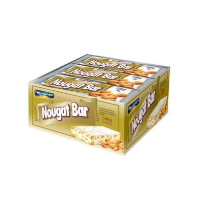 Montevergine Chewy Peanut Nougat Bars (Box of 12 x 45g)