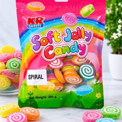 Soft Jelly Candy Spiral 200g