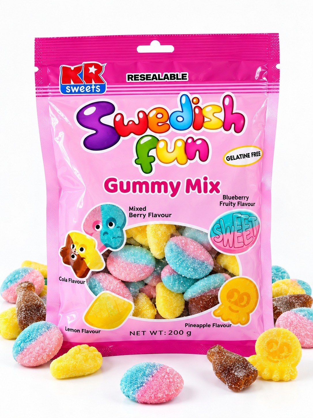 Swedish Fun Gummy Mix 200g