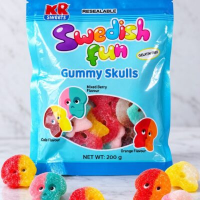 Swedish Fun Gummy Skulls 200g