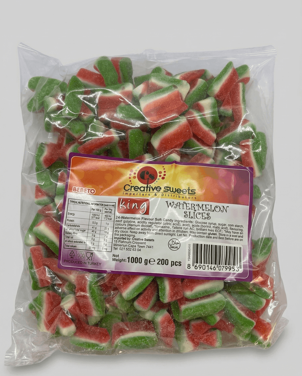 Bebeto - Watermelon Slices 1kg