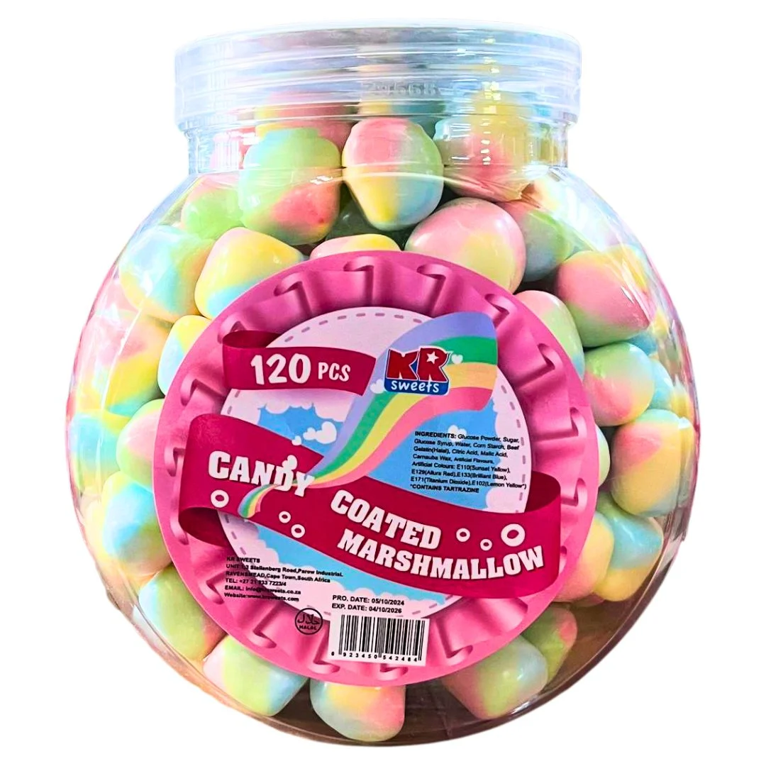 AmaBomBom Candy-Coated Marshmallows (120pc Tub)