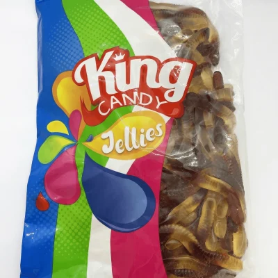 King Candy - Cola Worm Jellies 1kg