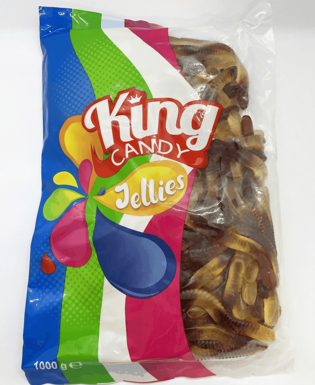 King Candy - Cola Worm Jellies 1kg