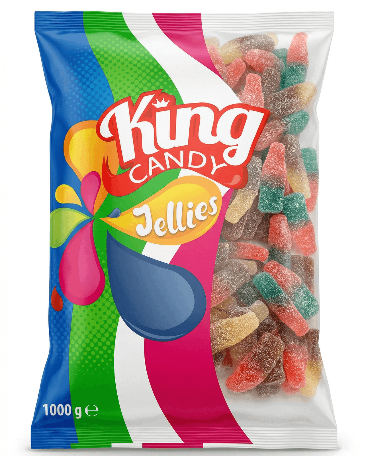 King Candy - Fizzy Cola Bottles 1kg