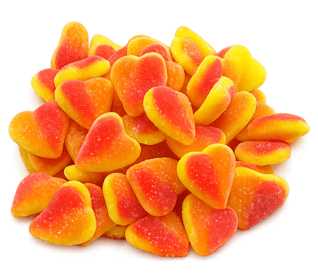 King Kong Candy Peach Heart Gummies
