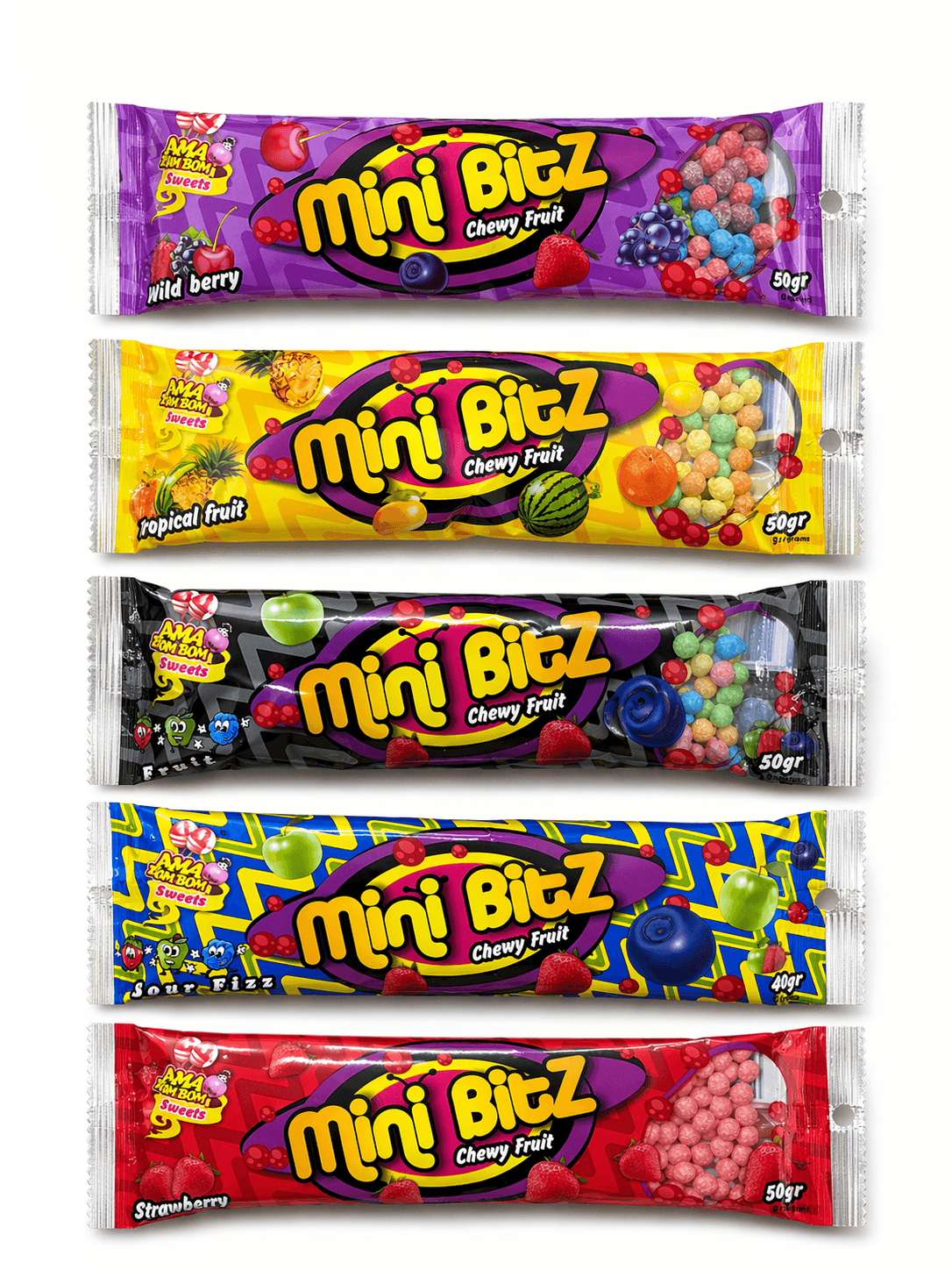 Mini Bitz Candy (40g / 50g Bag)
