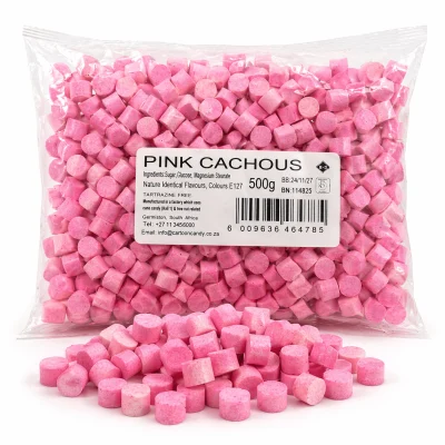 Pink Cachous Candy (500g)