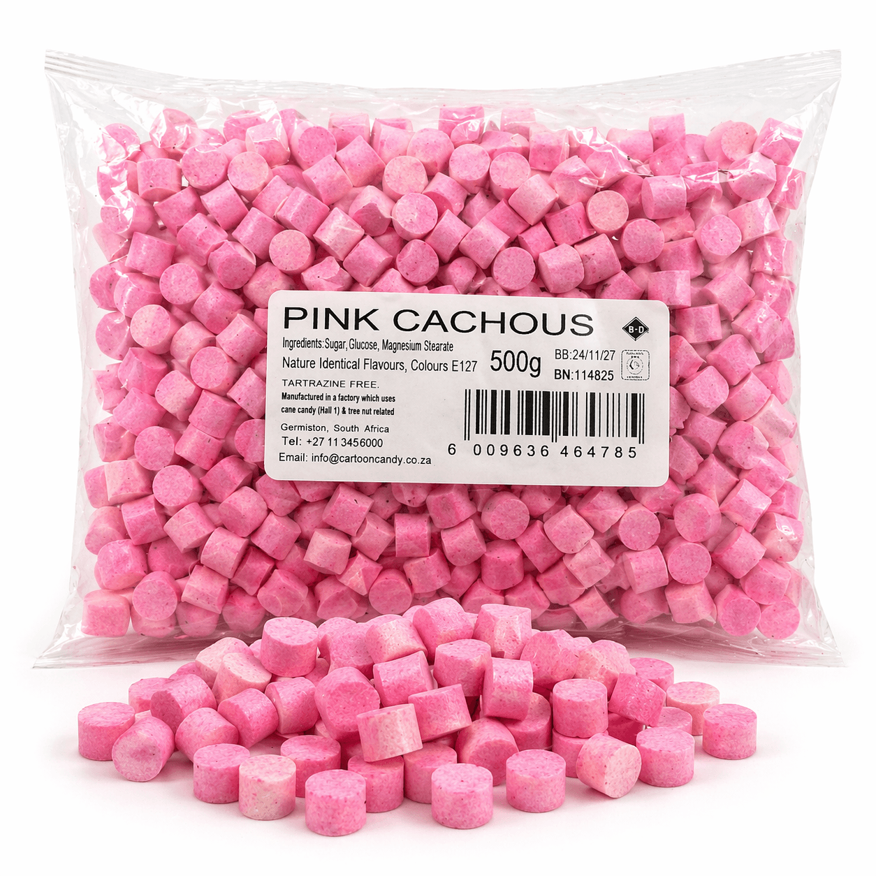 Pink Cachous Candy (500g)