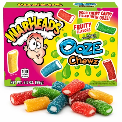 Warheads Ooze Chewz (99g Theatre Box)