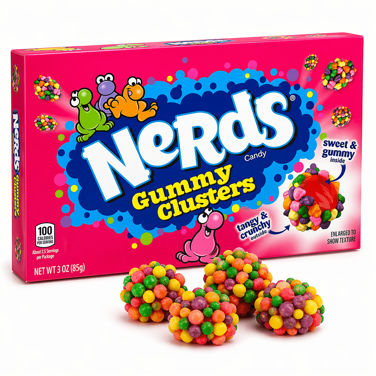 Nerds Gummy Clusters (85g Theatre Box)