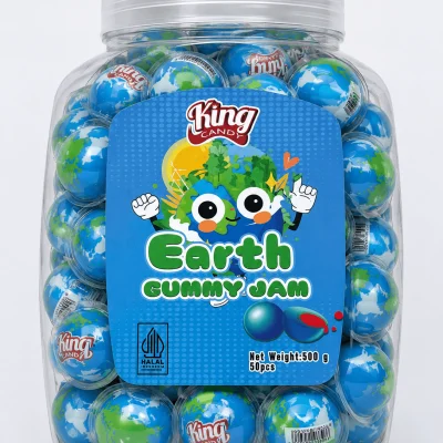 King Candy Monster Earth Gummy Jam 500g (50pcs)