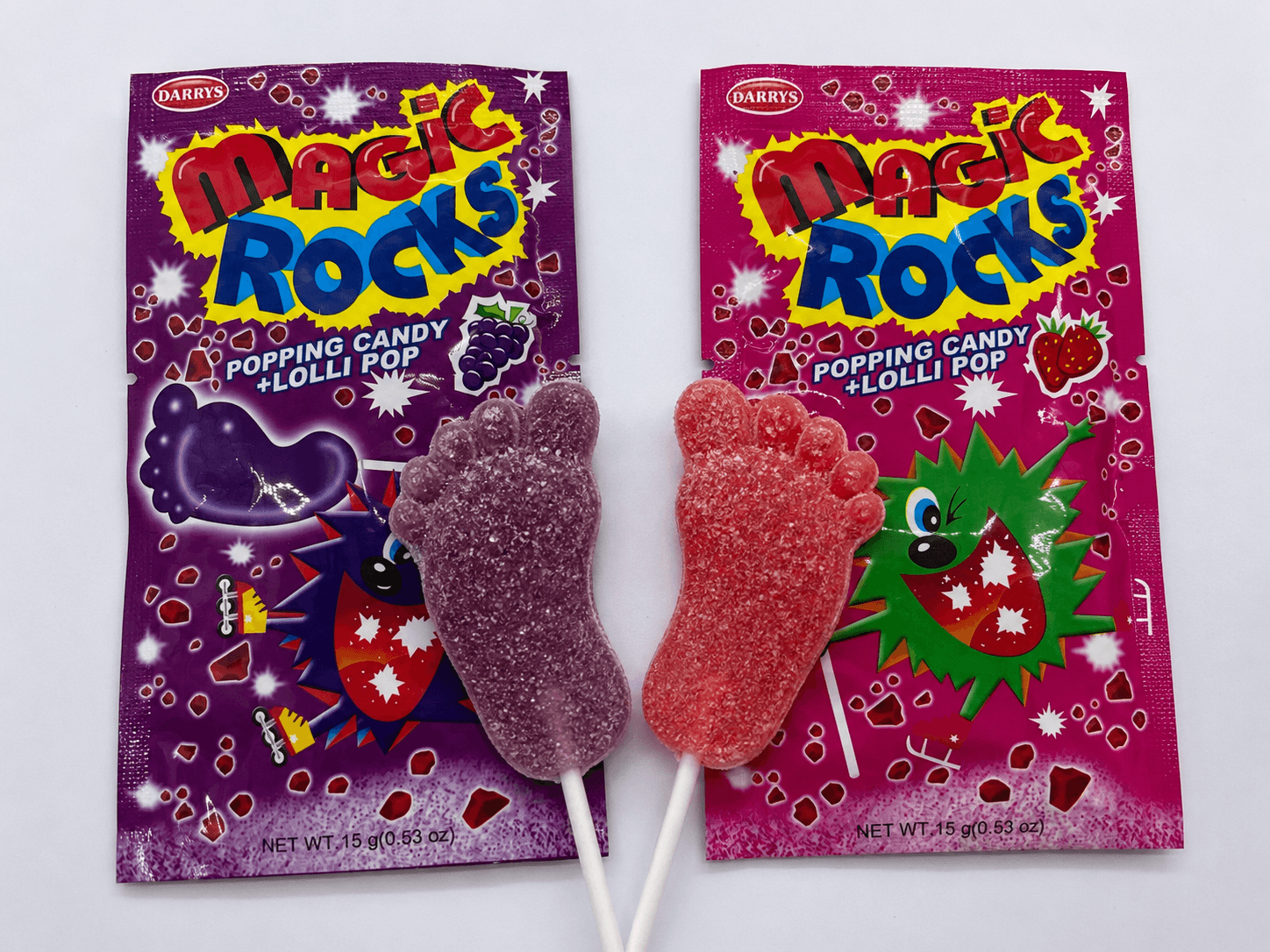 Magic Rocks Popping Candy + Lollipop 15g