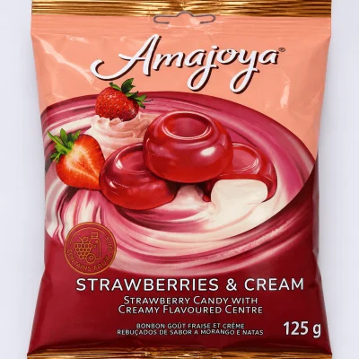 Amajoya Strawberries and Cream 125g