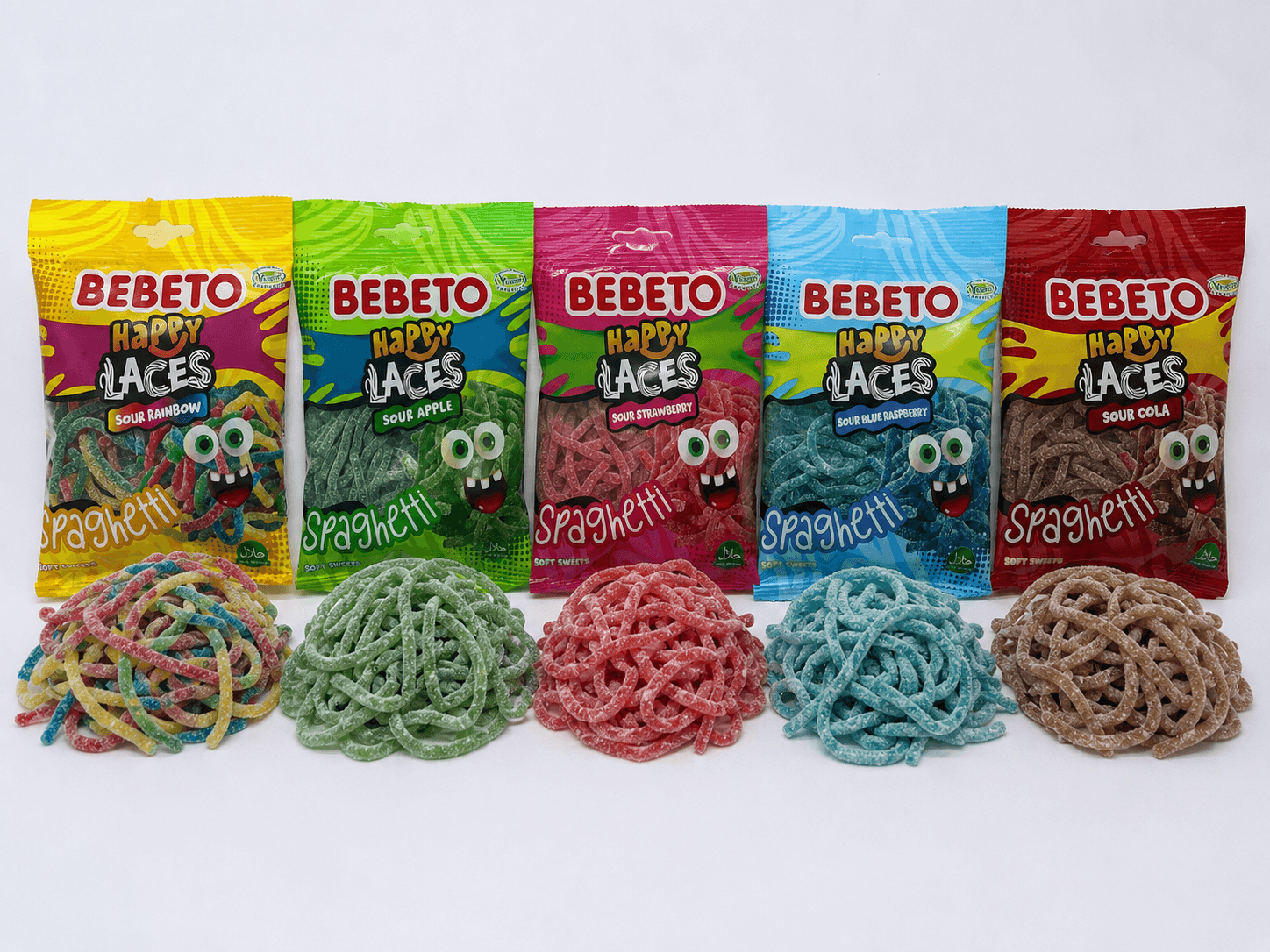 Bebeto Happy Laces Spaghetti (80g)