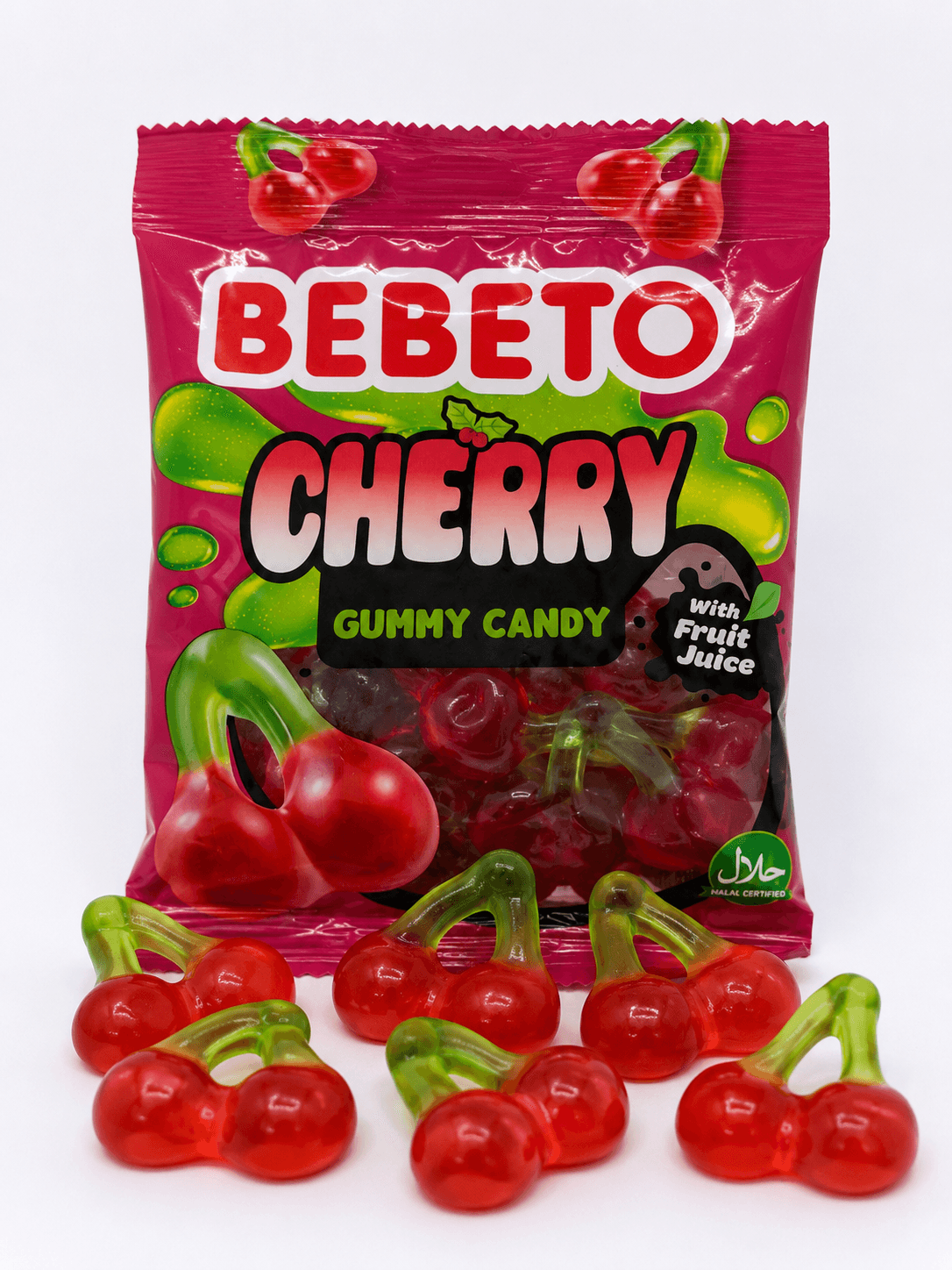 Bebeto Cherry Gummy Candy 80g