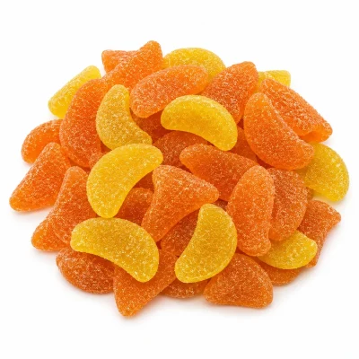 King Kong Candy Orange Slices orange and lemon gummy sweets